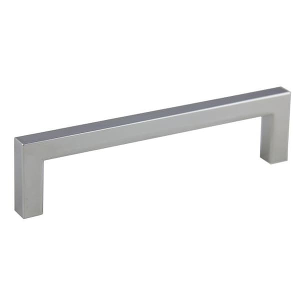 Crown 5-1/2" Modern Square Cabinet Pull with 5" Center to Center Polished Chrome Finish CHP87227PC - main